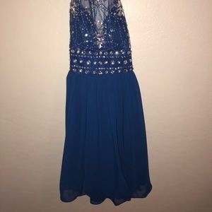 Royal blue formal dress